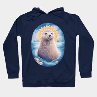 White Seal Hoodie